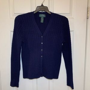 Navy Lauren Ralph Lauren Sweater Size S